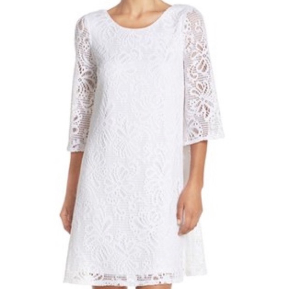NWT Lilly Pulitzer Foley White Crochet Dress/Tunic